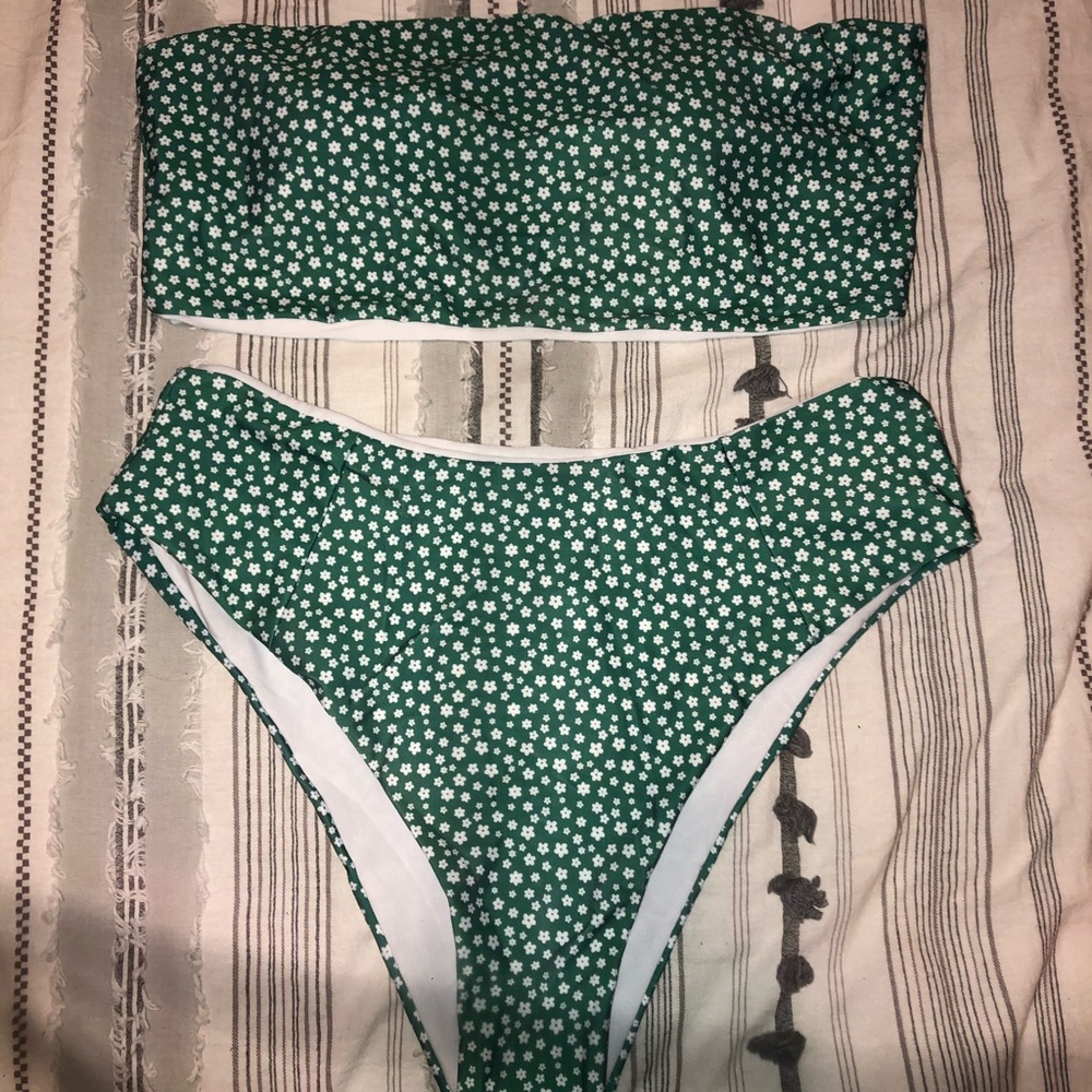 2XL Floral Swim Suit